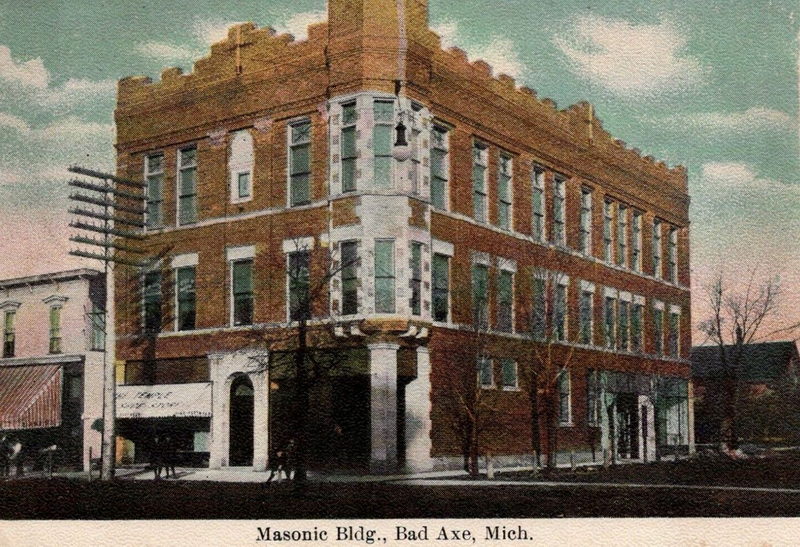 Bad Axe Opera House - Postcard (newer photo)